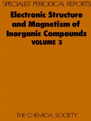 cover image of Electronic Structure and Magnetism of Inorganic Compounds